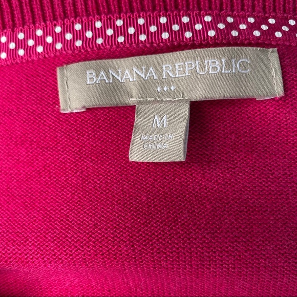 EC Banana Republic classic pink/fuchsia cardigan - Picture 3 of 4